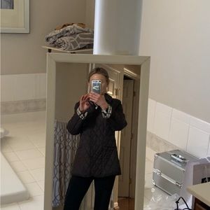 Authentic Burberry brown quilted jacket